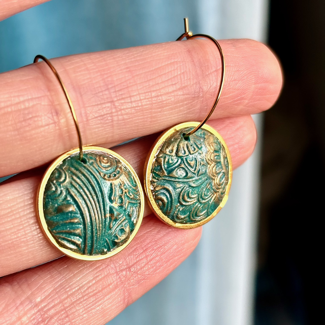 Boucles « Impression etnik »