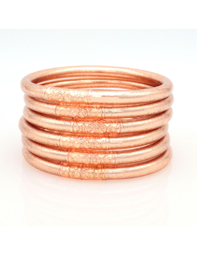 Jonc tibétain simple couleur champagne