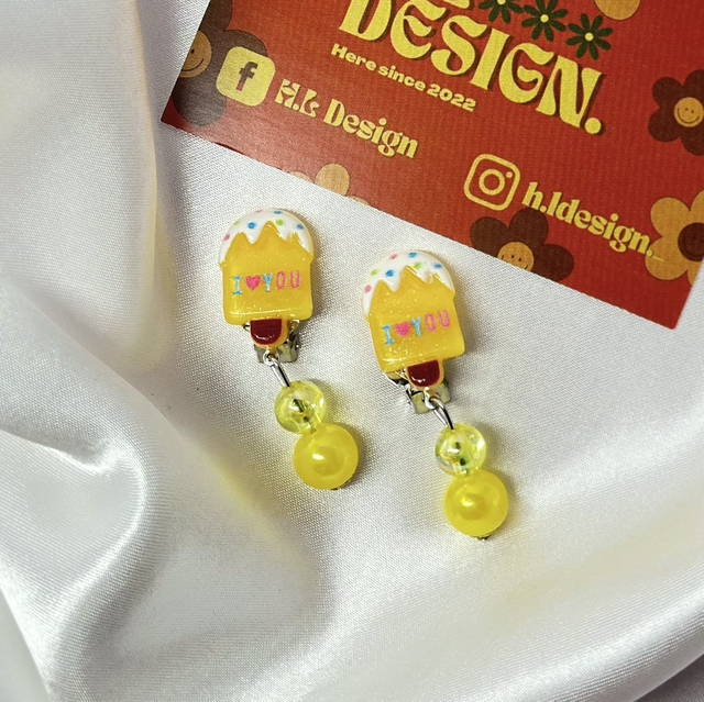 Ice Lolly Clip-On Earrings