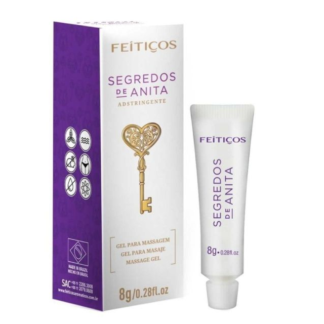 Gel Virgem Novamente Segredos de Anita