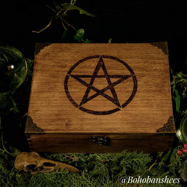 Hand Burned Jewellery Boxes