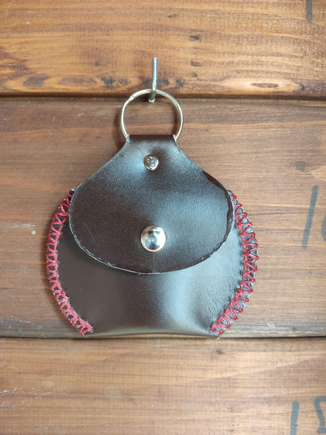 Cuir Porte clef monnaie