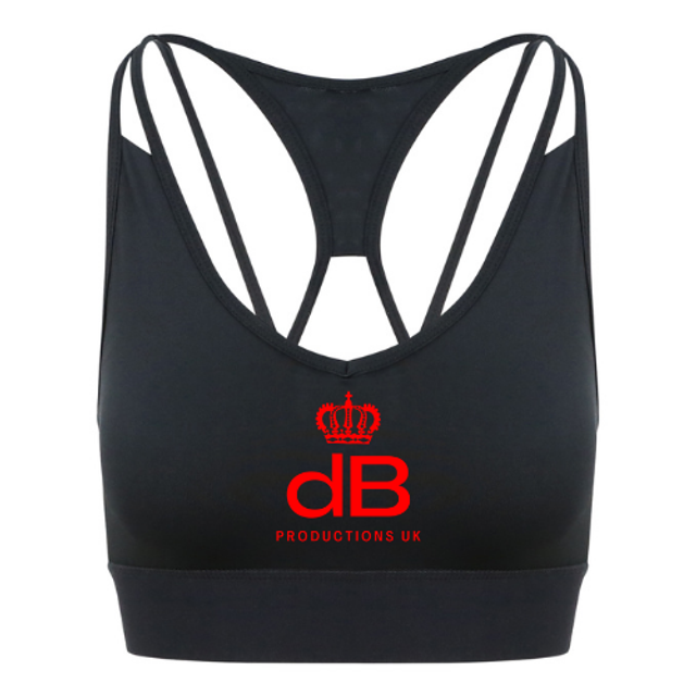 dB Ladies X back crop top