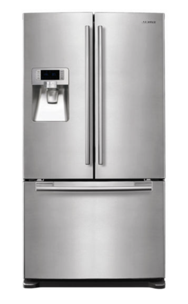 SAMSUNG RFG23UERS/EU American-Style Fridge Freezer - Real Stainless