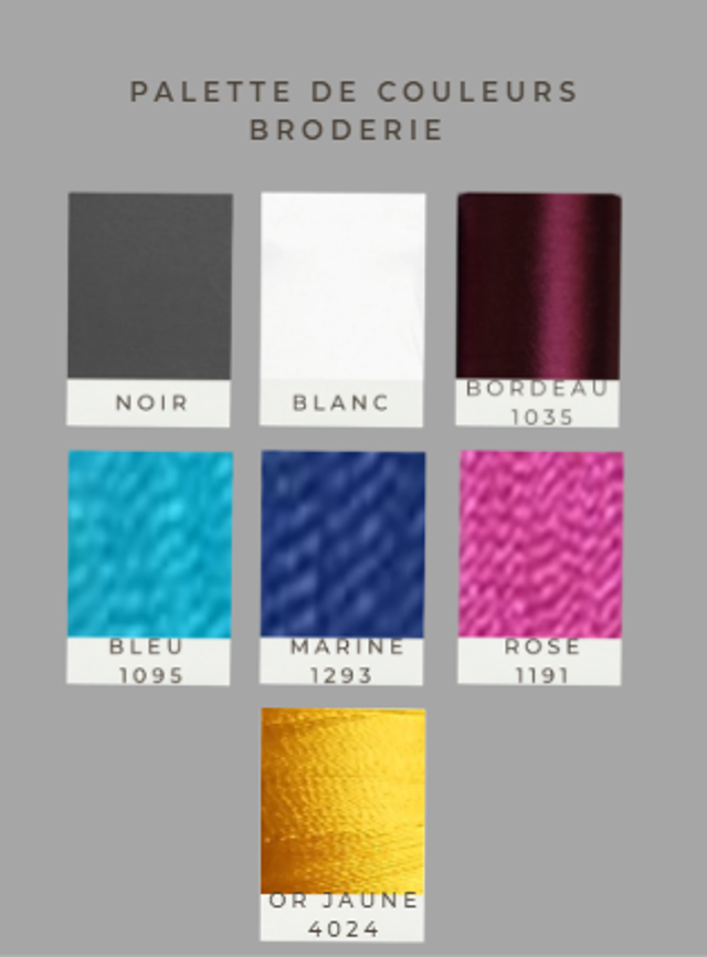 Brodé "Par delà les frontières"