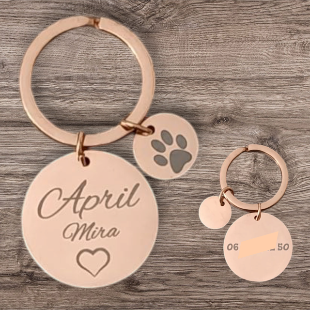 Plaque d&#039;identification ronde