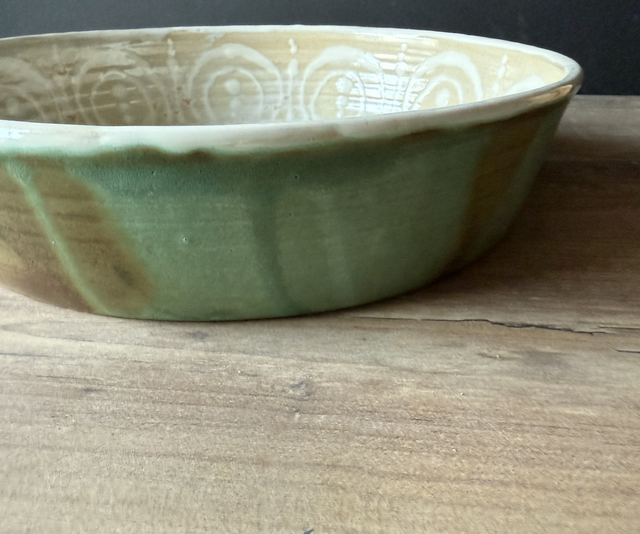 Turquoise Salad Bowl