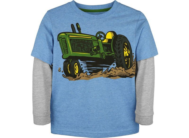  Sweatshirt für Kleinkinder mit Traktor im Schlamm 
