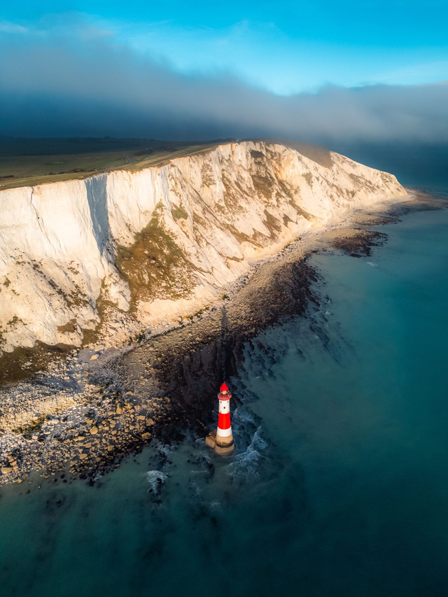 Beachy Head Lighthouse - Eastbourne | Prints &amp; Mounts | Aerial Photography