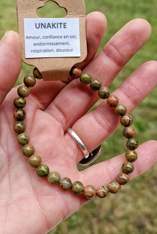 Bracelet Unakite 