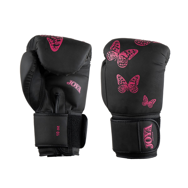 Joya Butterfly Kickboks Handschoenen - Metal (BF35-Black-Pink)
