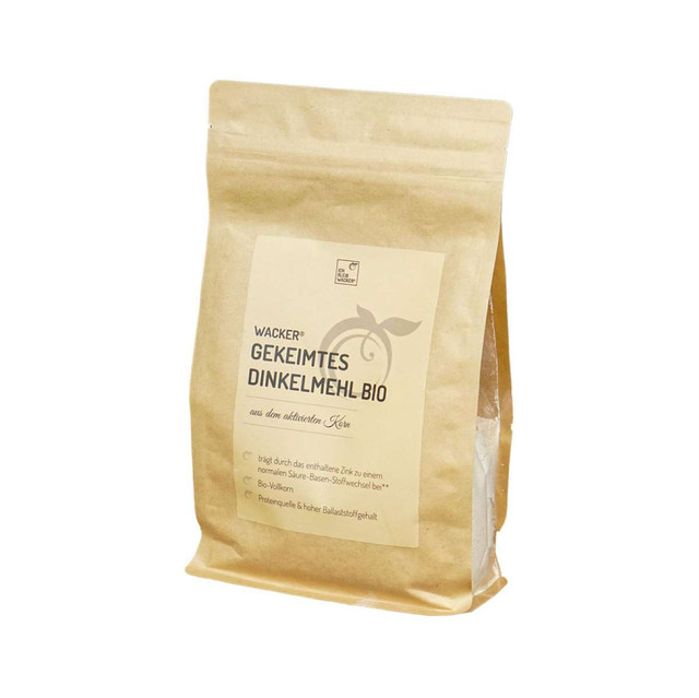 Wacker Gekeimtes Dinkelmehl zum Backen und Kochen Bio, 500g