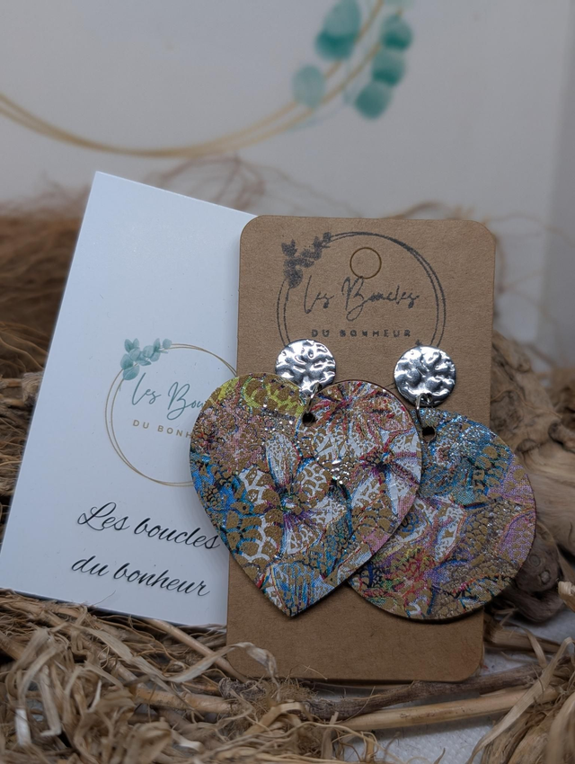 Boucles d&#039;oreilles Asymétrique zk142