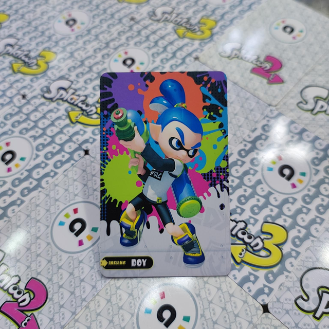 Tarjeta Amiibo Inkling Boy (Azul)