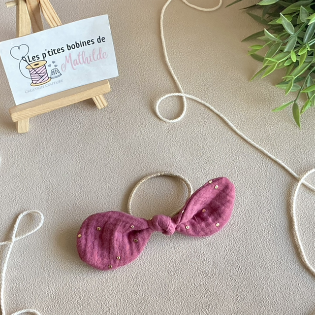 Nœud élastique | Pimiz vieux rose