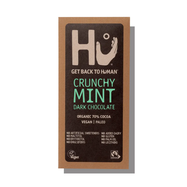 Hu Organic Crunchy Mint Dark Chocolate Bar