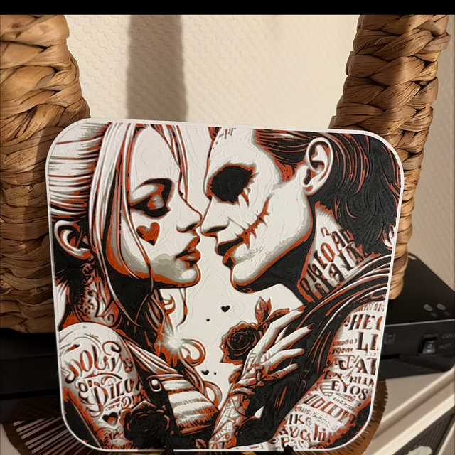 Magnifique tableau avec chevalets 