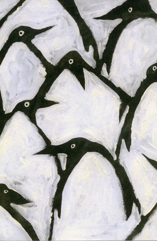 Many Penguins - A6 Postcard