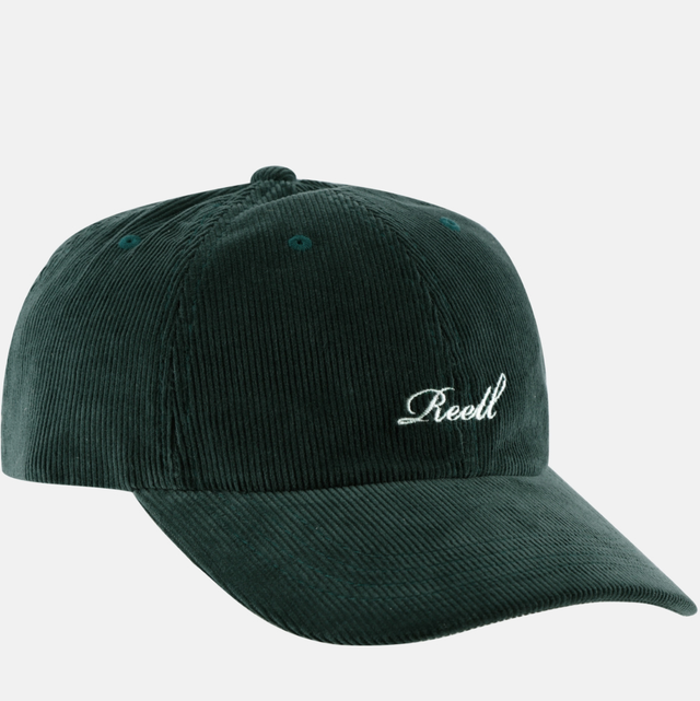 Reell Single Script Cap Dark Green Ribcord