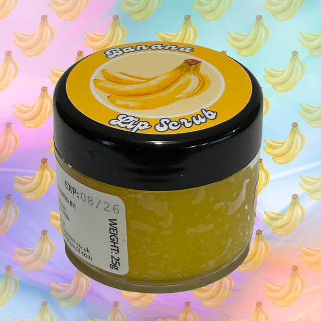Banana Flavour Lip Scrub (25g)