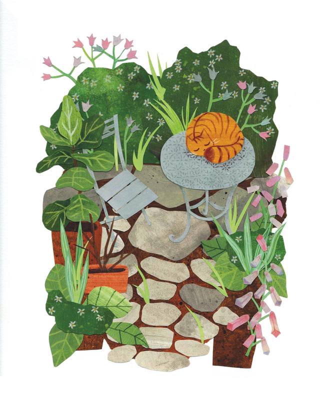 Carte postale "Jardin paisible"