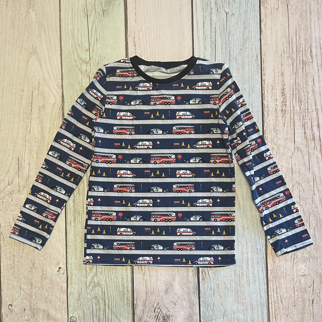 Langarmshirt, Größe 140, Fahrzeuge
