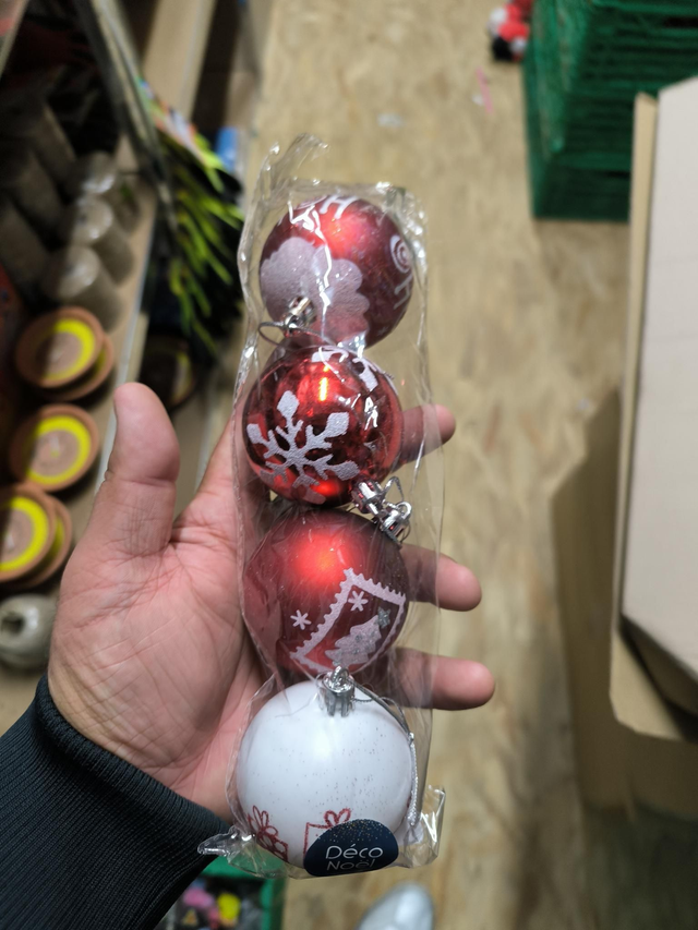 BOULE DE NOËL X4
