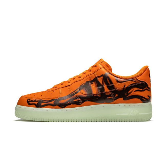 Nike Air Force 1 Low Orange Skeleton