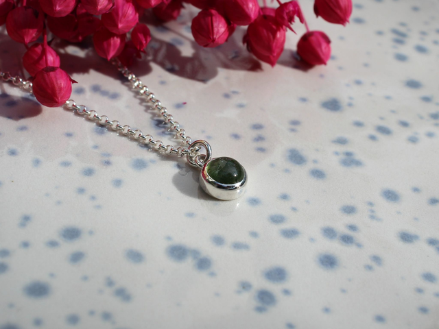 Anhänger Turmalin grün 3