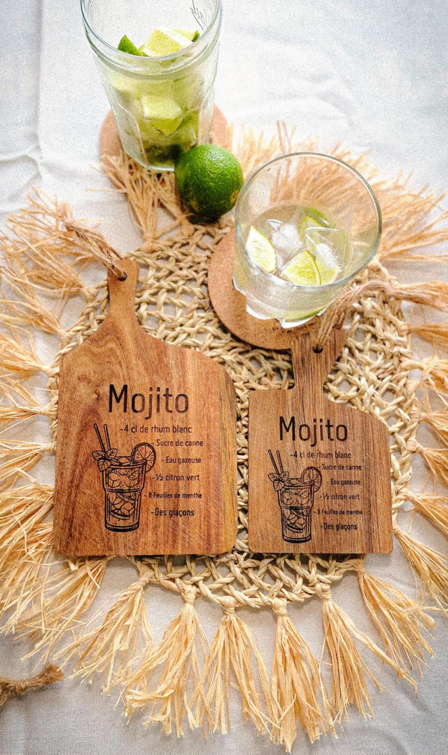 Planche à découper mojito