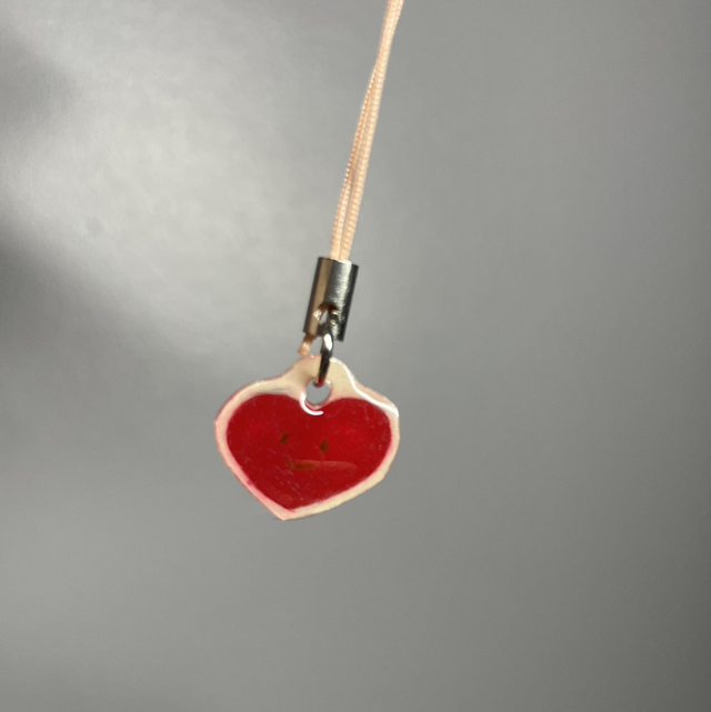 Mini Phone Charm Petit cœur 