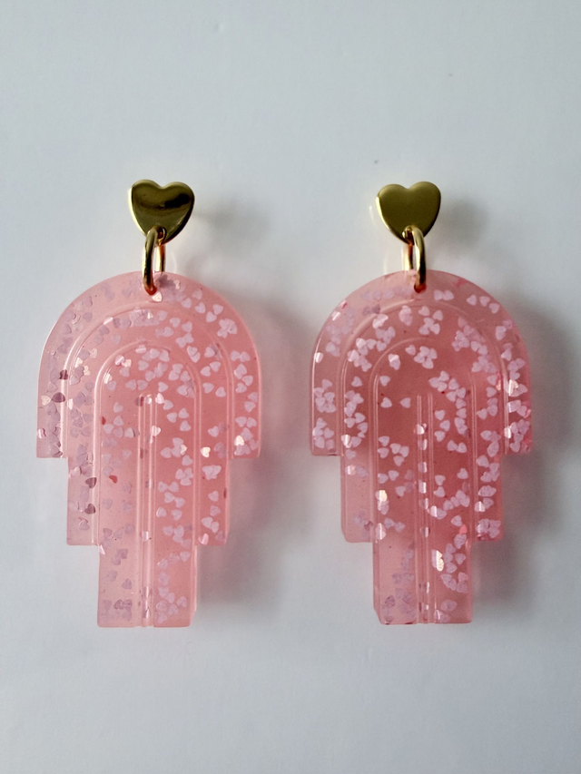 MIAMI rose aux petits coeurs