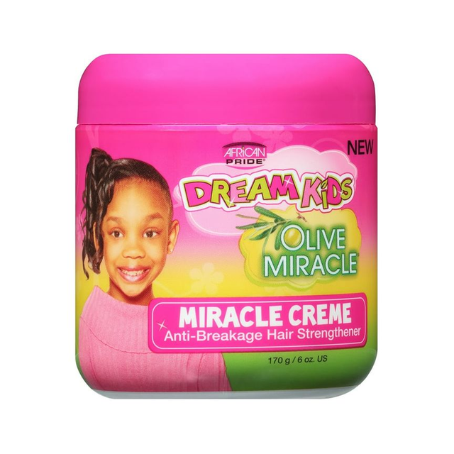 African Pride® Dream Kids® Olive Miracle® Hair Creme 6 oz. Jar, Damaged, Moisturizing
