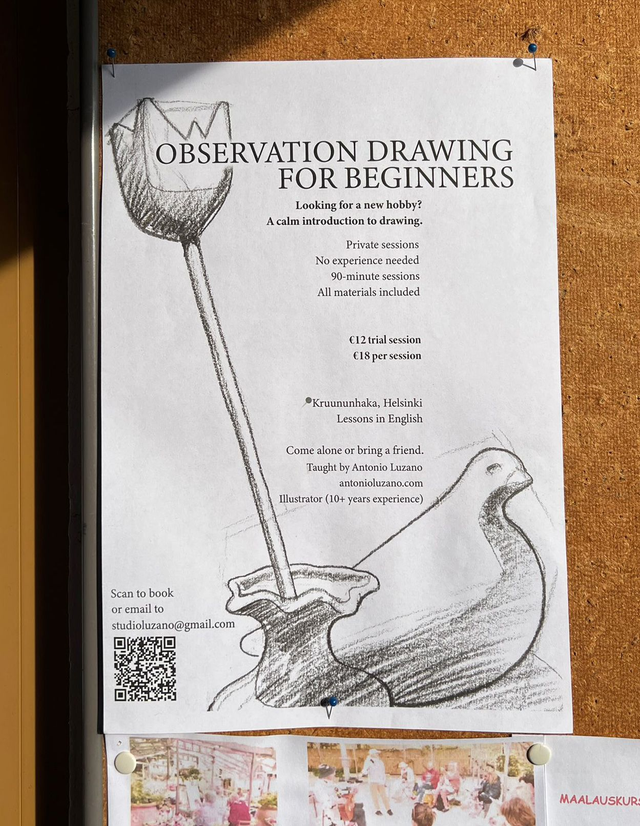 Observation Drawing – Trial Session