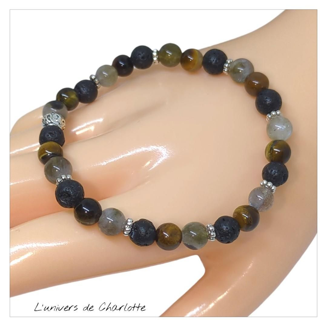 Bracelet "Triple protection" 6mm BR-138