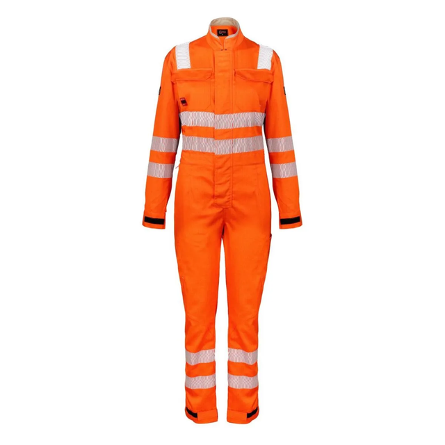 Overol Ignifugo Absolute Fire FRCT NFPA 13034 Mujer Naranjo/Beige