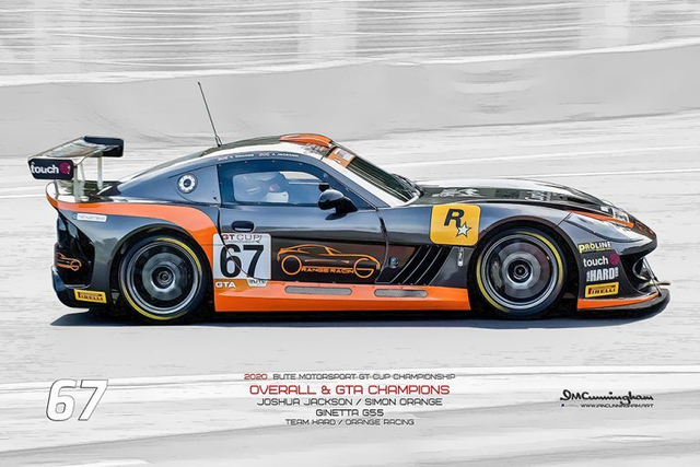 C210101 Ginetta G55 GT4 GT Cup20 Champions TeamHard / Orange Racing #67