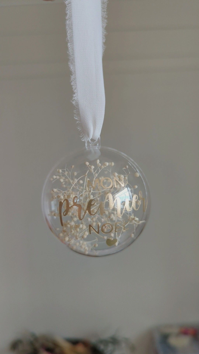 Boule de Noël (Plastique) - Douceur d'hiver