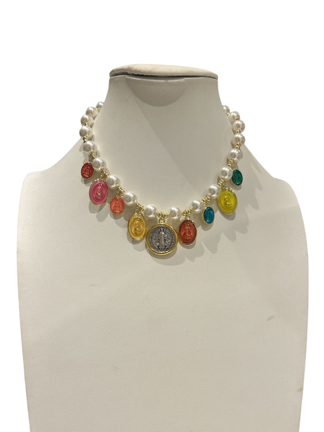 Collana santi e perle