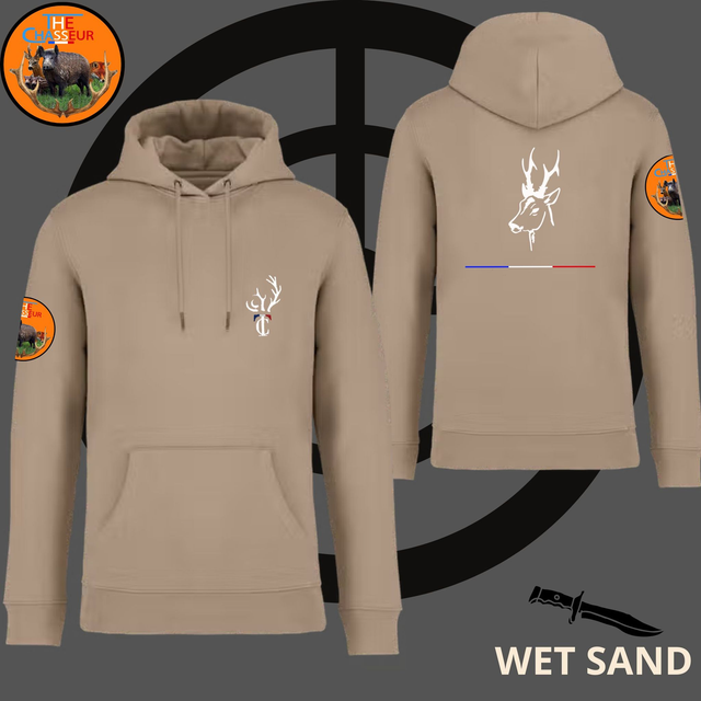 Sweet unisexe Brodé Team the Chasseur + BROCARD