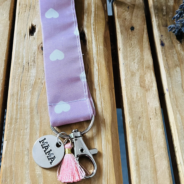 Porte clé avec breloques 