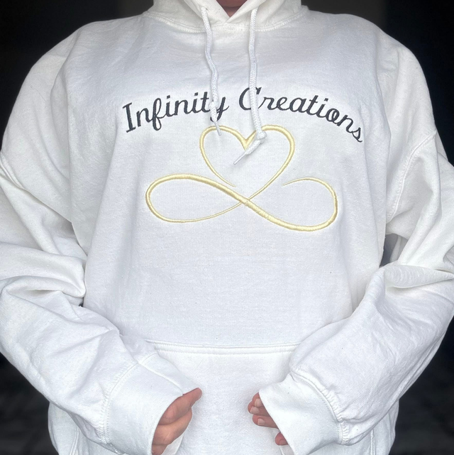 Logo embroidered hoodie