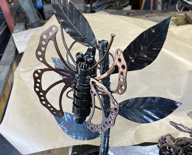 Papillon sur sa branche