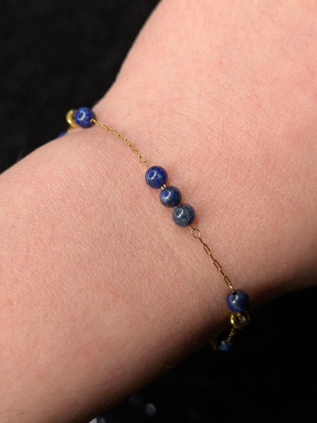 Bracelet lapis lazuli 