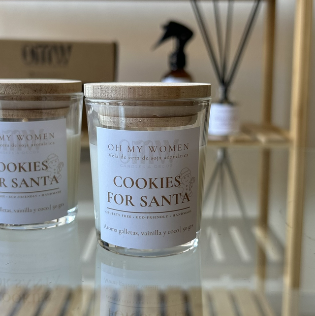 Vela de Soya Cookies for Santa - 50 grs
