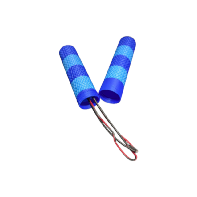 Royal Blue and Light Blue String Tube ©