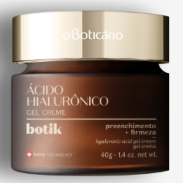 Botik Gel Creme Facial Ácido Hialurônico 40g para pele mista ou oleosa