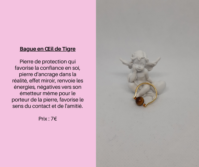129- Bague en Œil de Tigre