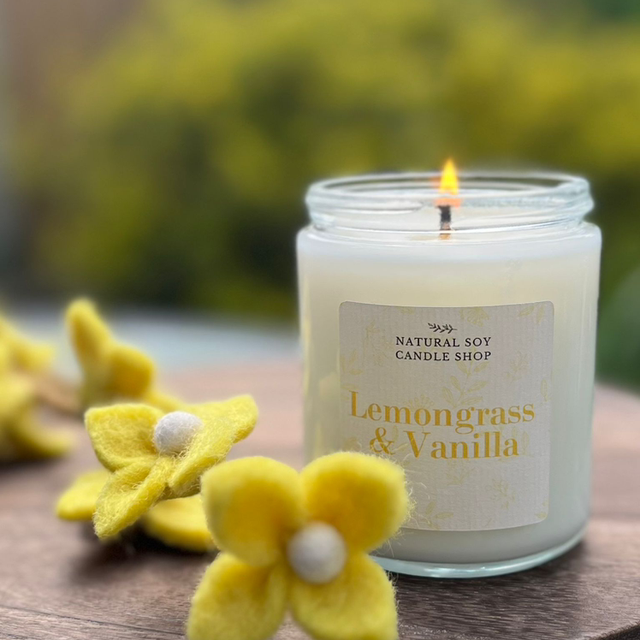 Lemongrass and Vanilla Candle