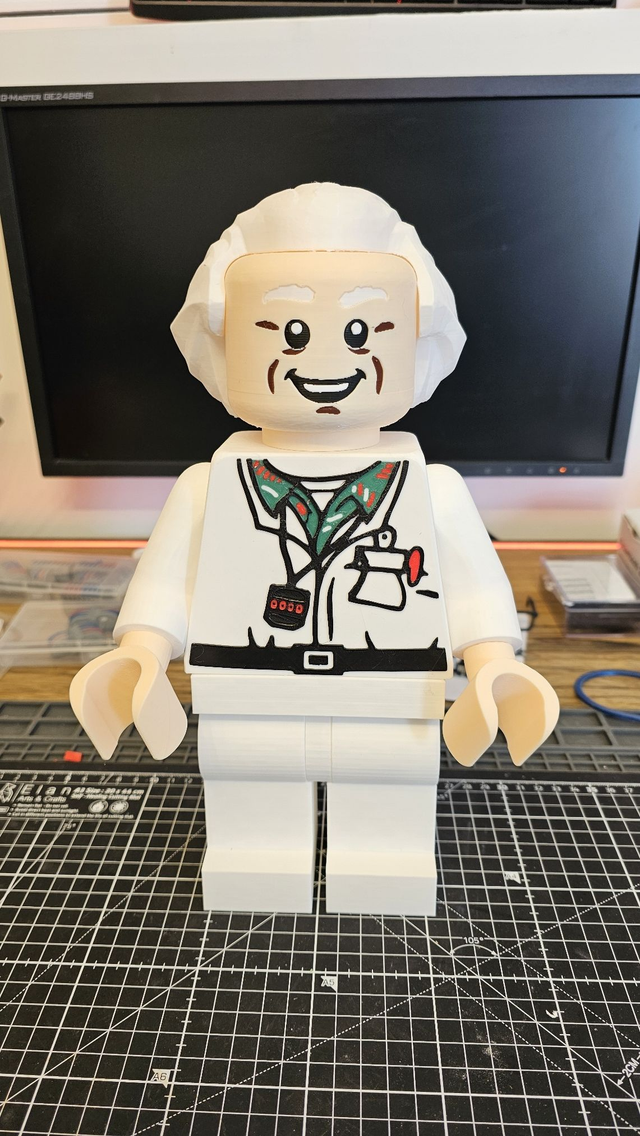 Figurine Doc Brown – Retour vers le Futur – Objet déco unique